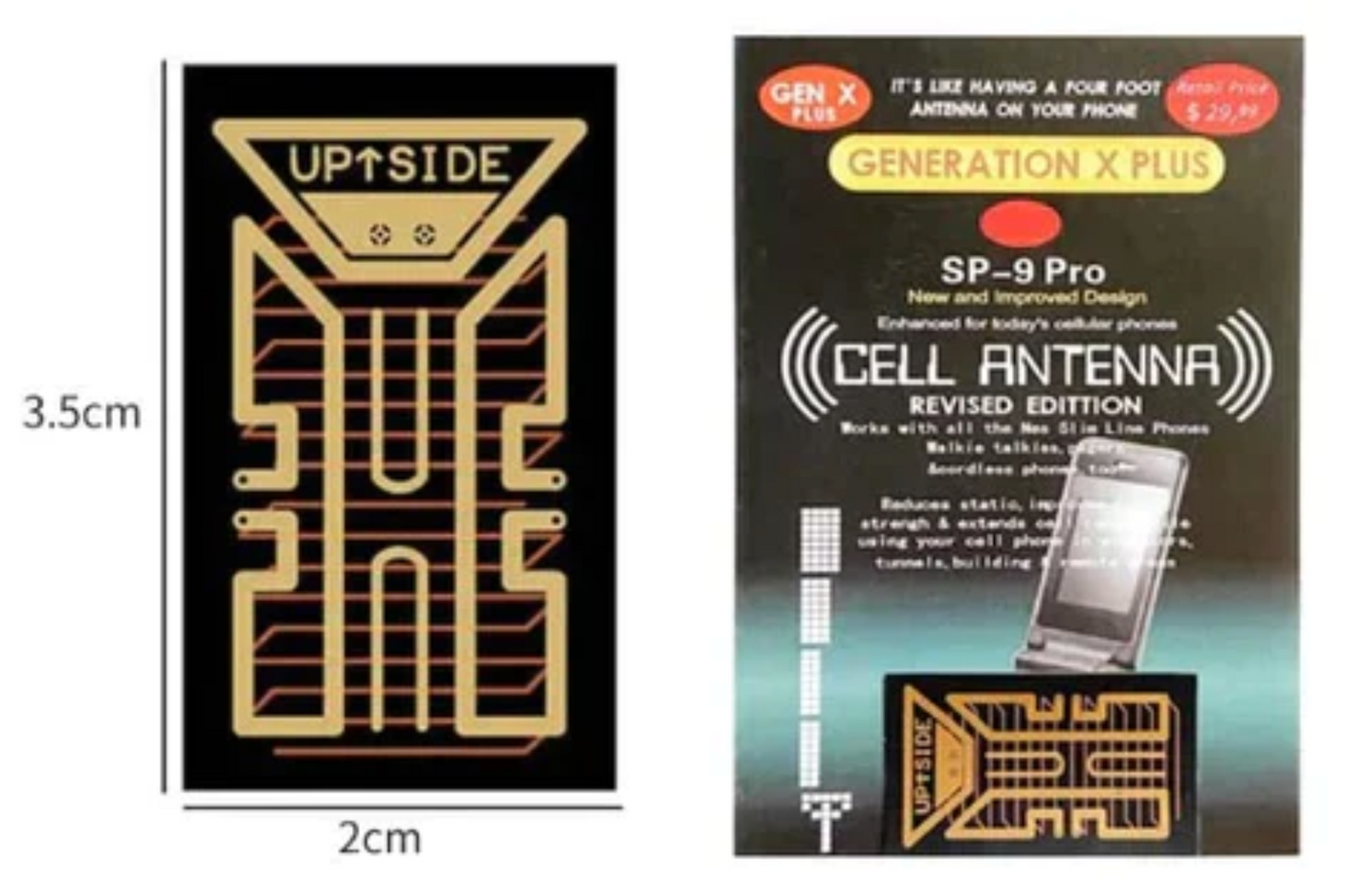 Set 3 Chips Adhesivo Amplificador de Señal para Teléfono e Internet