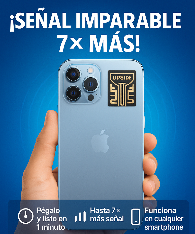 Set 3 Chips Adhesivo Amplificador de Señal para Teléfono e Internet