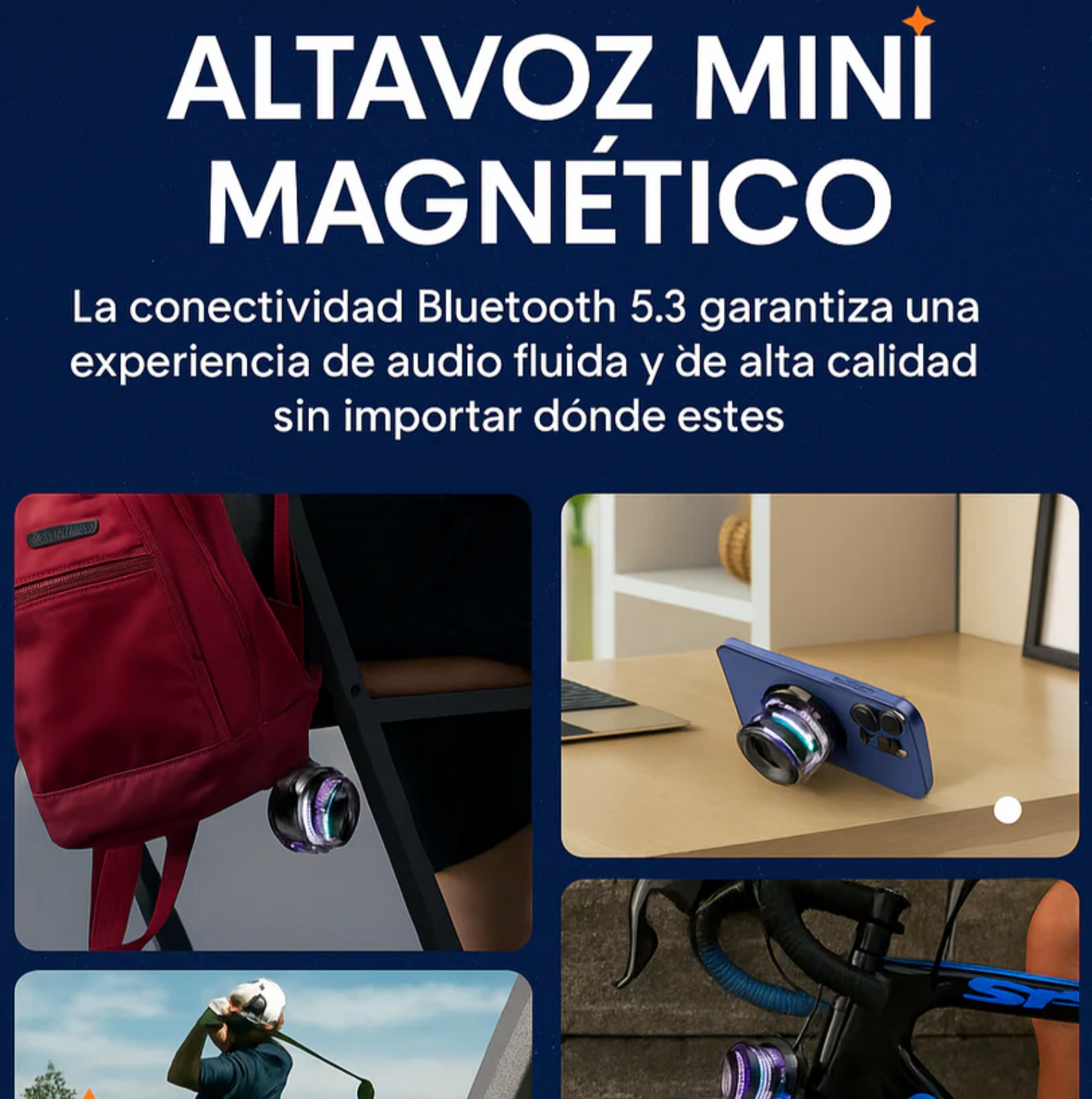 MagnetSound® - Altavoz Magnético Portátil Inalámbrico