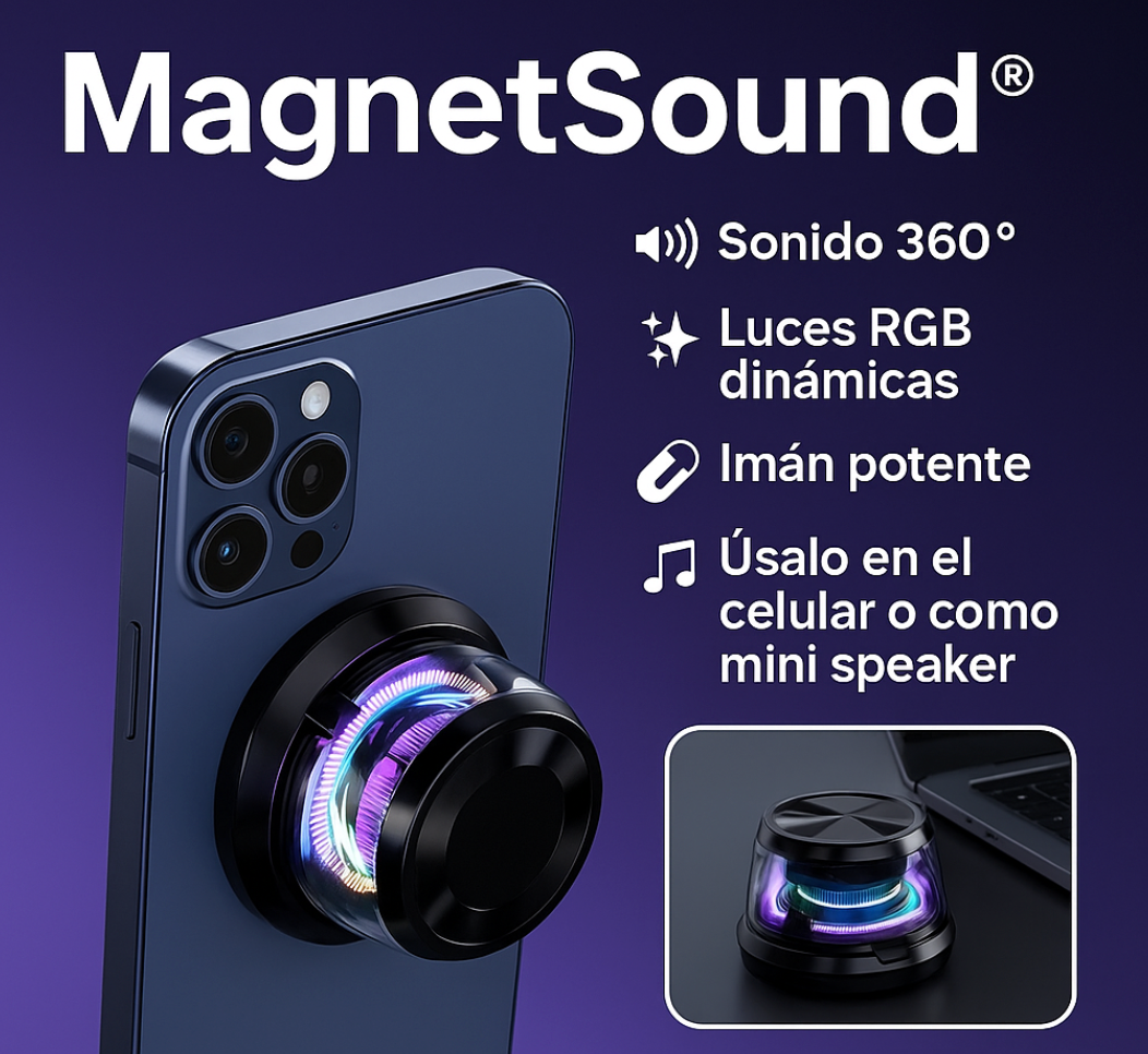 MagnetSound® - Altavoz Magnético Portátil Inalámbrico