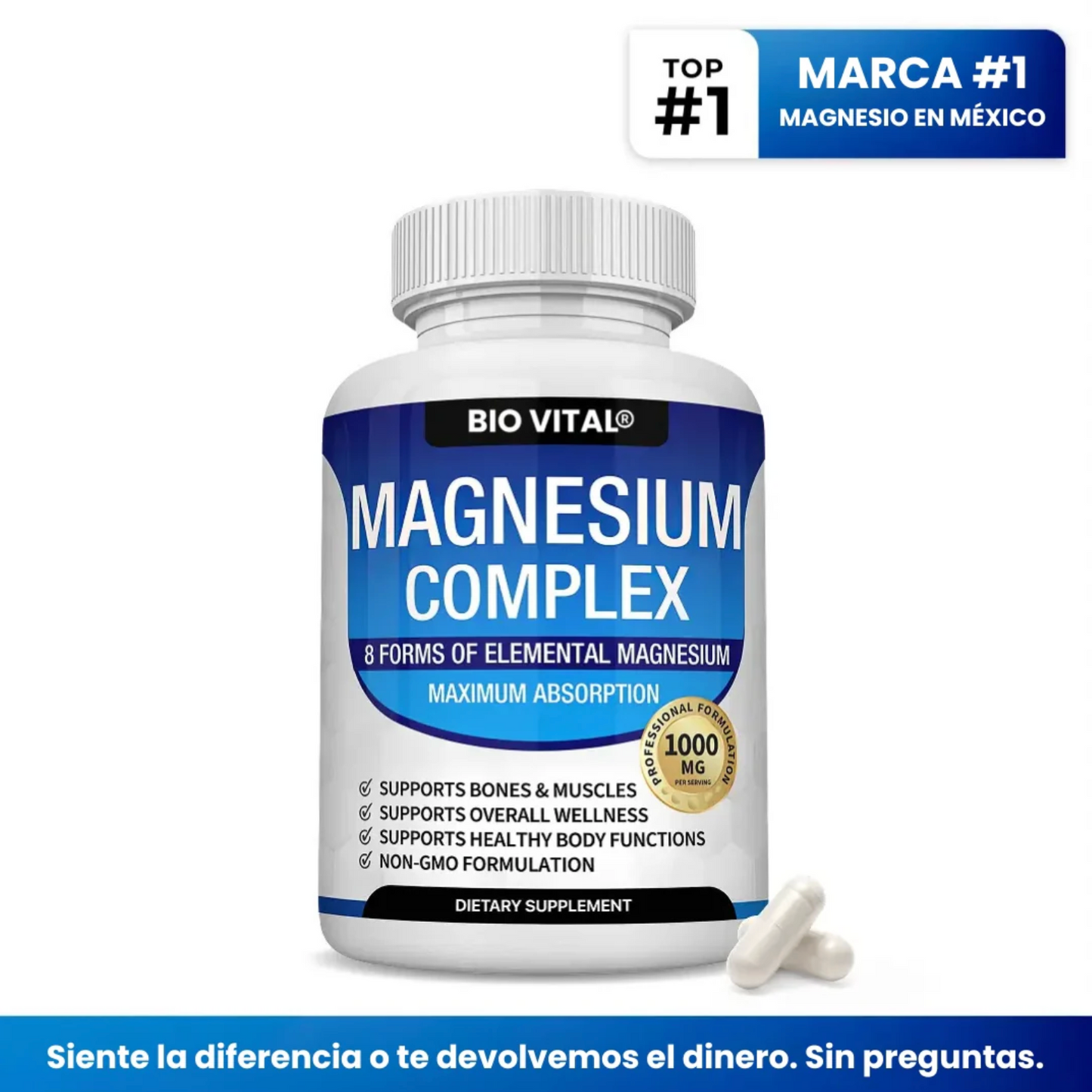 Magnesio Complex® l Complejo de magnesio 8 en 1