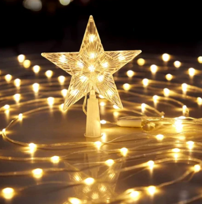 🌟🎄Luces Cascada de Navidad🎄🌟¡Con Panel Solar +12 Horas Continuas de Luz!