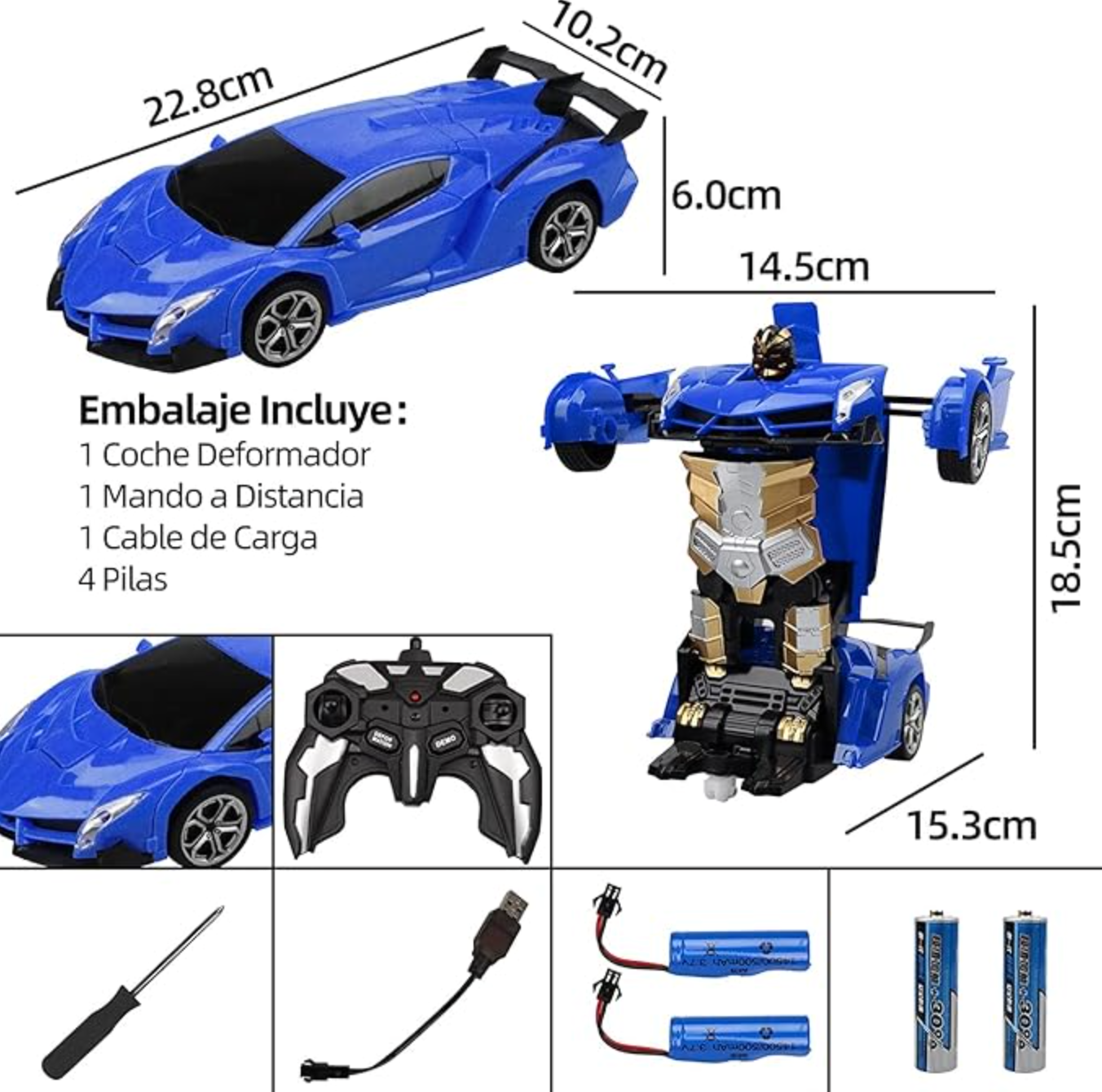 Lamborghini Transformer Recargable Control Remoto