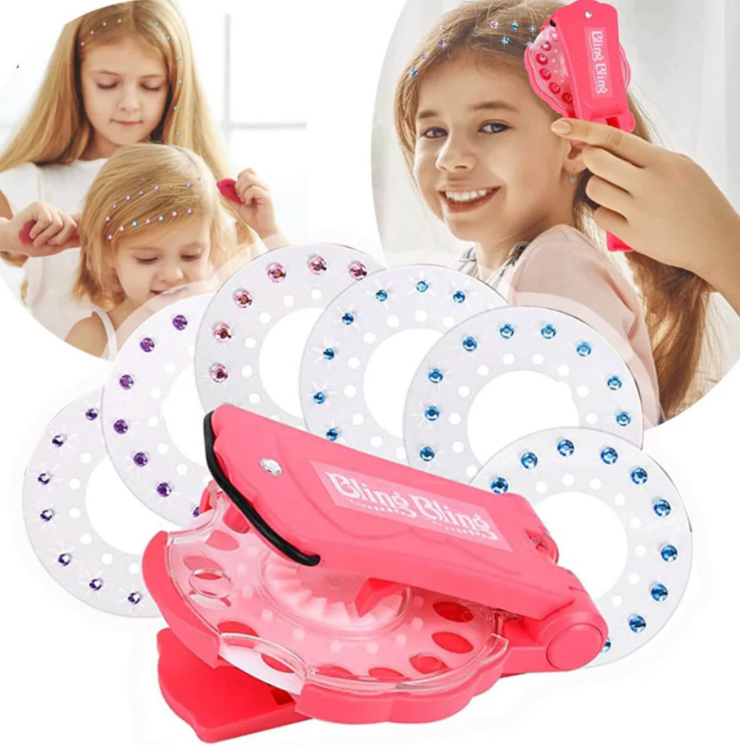 Juguete Máquina De Brillos Para Peinados