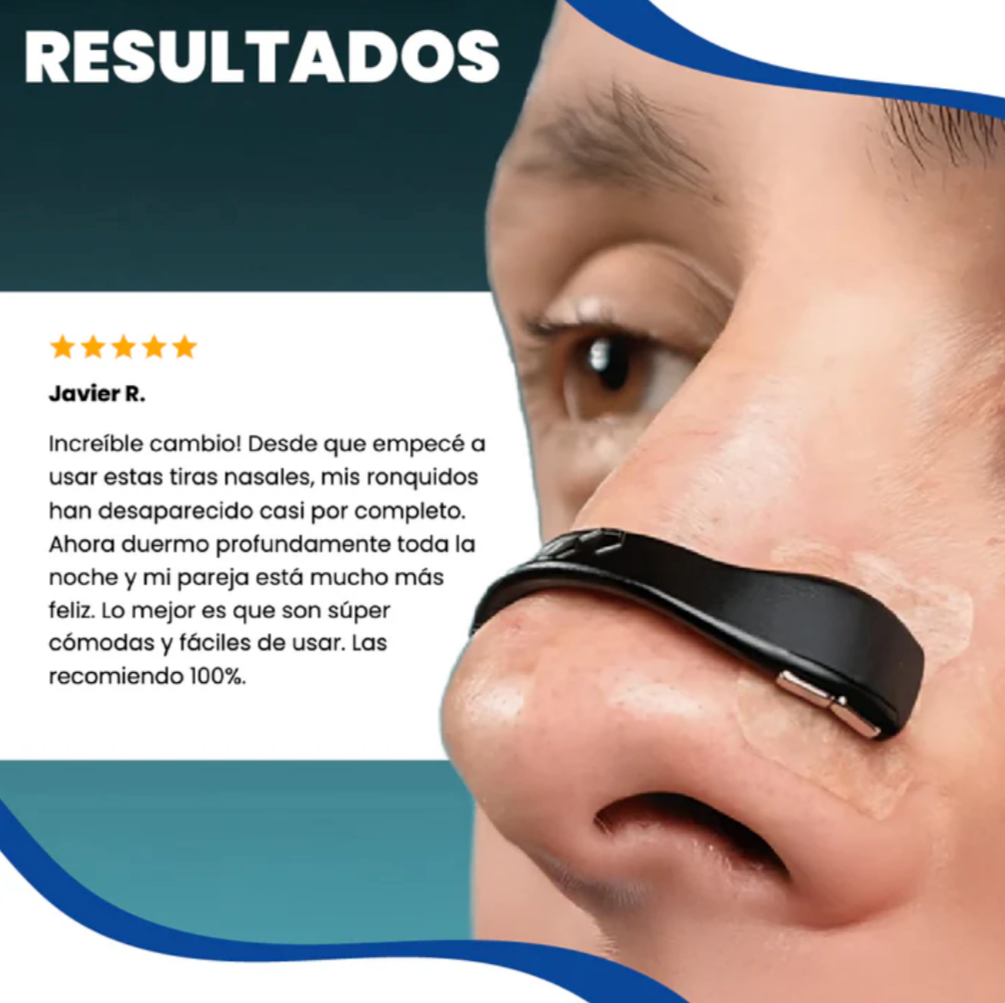 Airboost® - Tiras Nasales Magnéticas Anti Ronquido