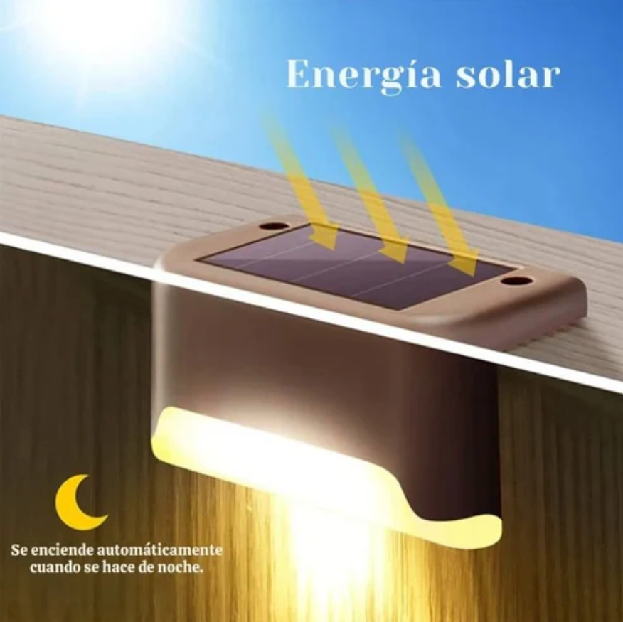 Solar Edge® - Lampara Solar de Borde x 4 Unidades