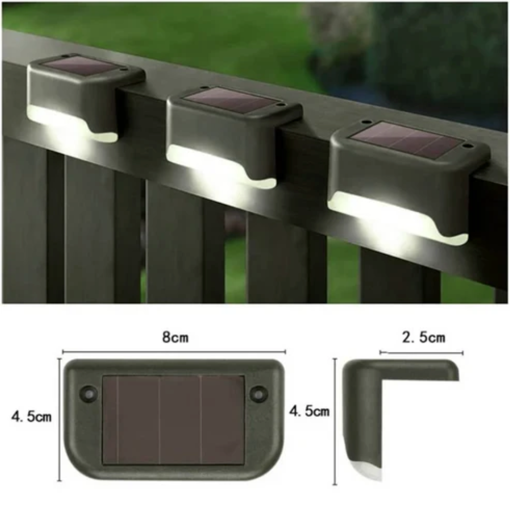 Solar Edge® - Lampara Solar de Borde x 4 Unidades