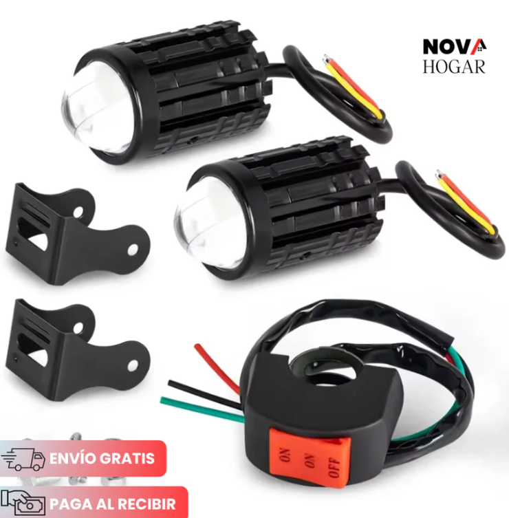 UltraLux® Mini Foco Auxiliar de Alta Potencia y Doble Tono