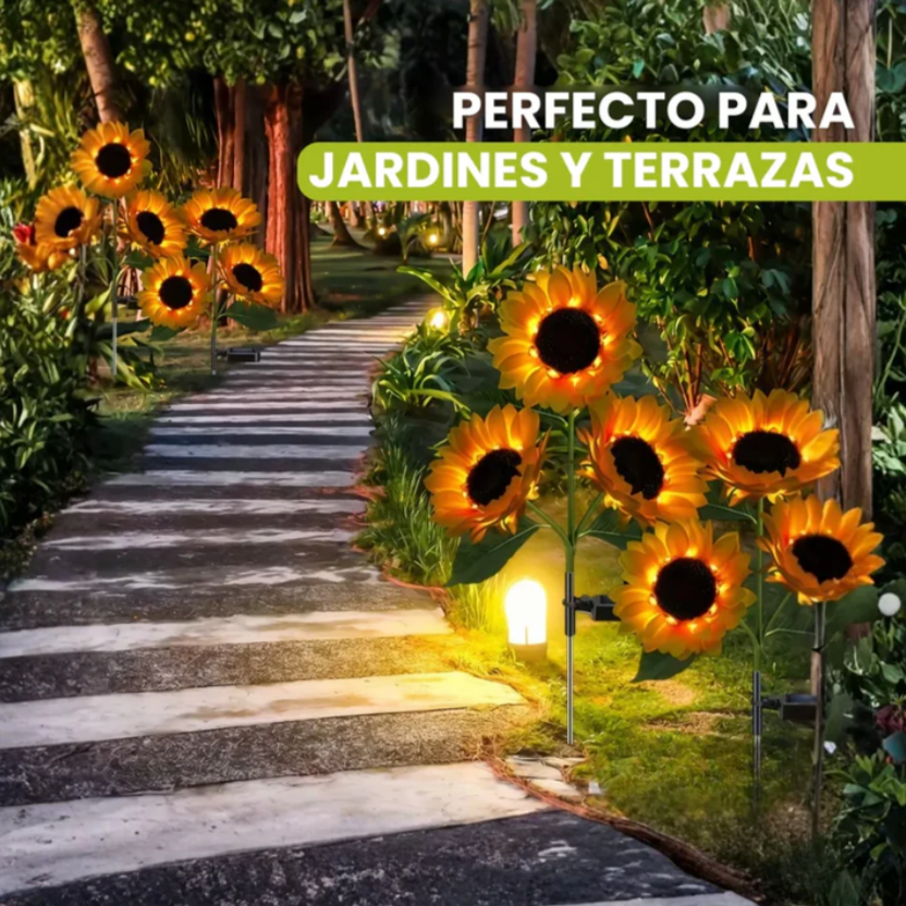 Sun Bloom® -Faroles de Girasol para Jardín (Pack 2 Unidades)