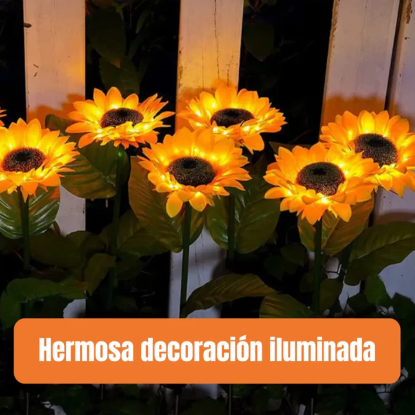 Sun Bloom® -Faroles de Girasol para Jardín (Pack 2 Unidades)