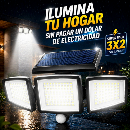 Solar Sentinel® - Lámpara Solar con Sensor de Movimiento