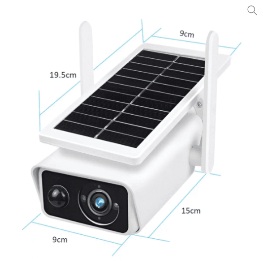 Cámara de Seguridad Solar Inalámbrica Solarix – Video 1080p y Visión Nocturna