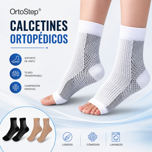 Pack de 3 pares de OrtoStep® (Calcetines de Compresión Ortopédicos)