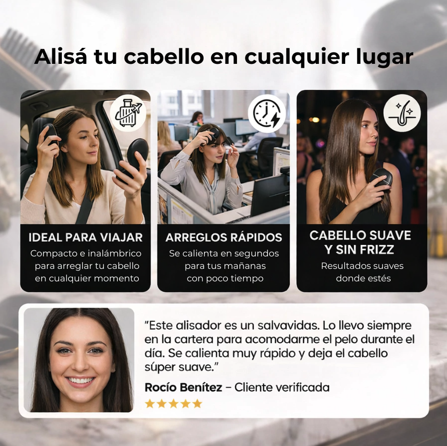 Mini Alisador Portatil Glamora™