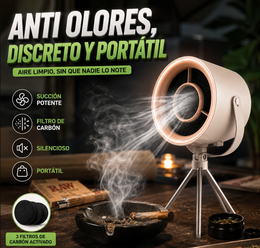 PureAir® -  Extractor Anti-Olores de Habitación