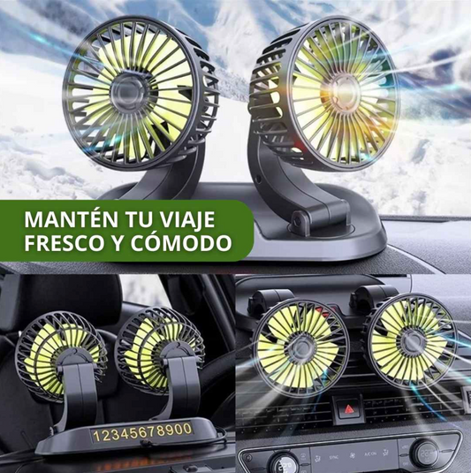 CoolDrive® - Ventiladores Doble para Carro