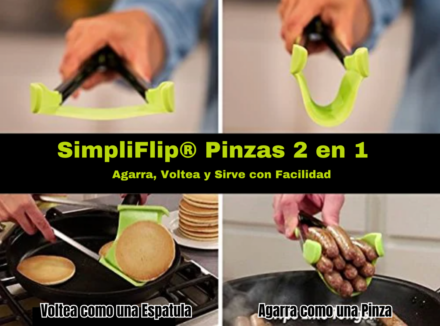 SimplyFlip® - Pinza Espatula 2 en 1