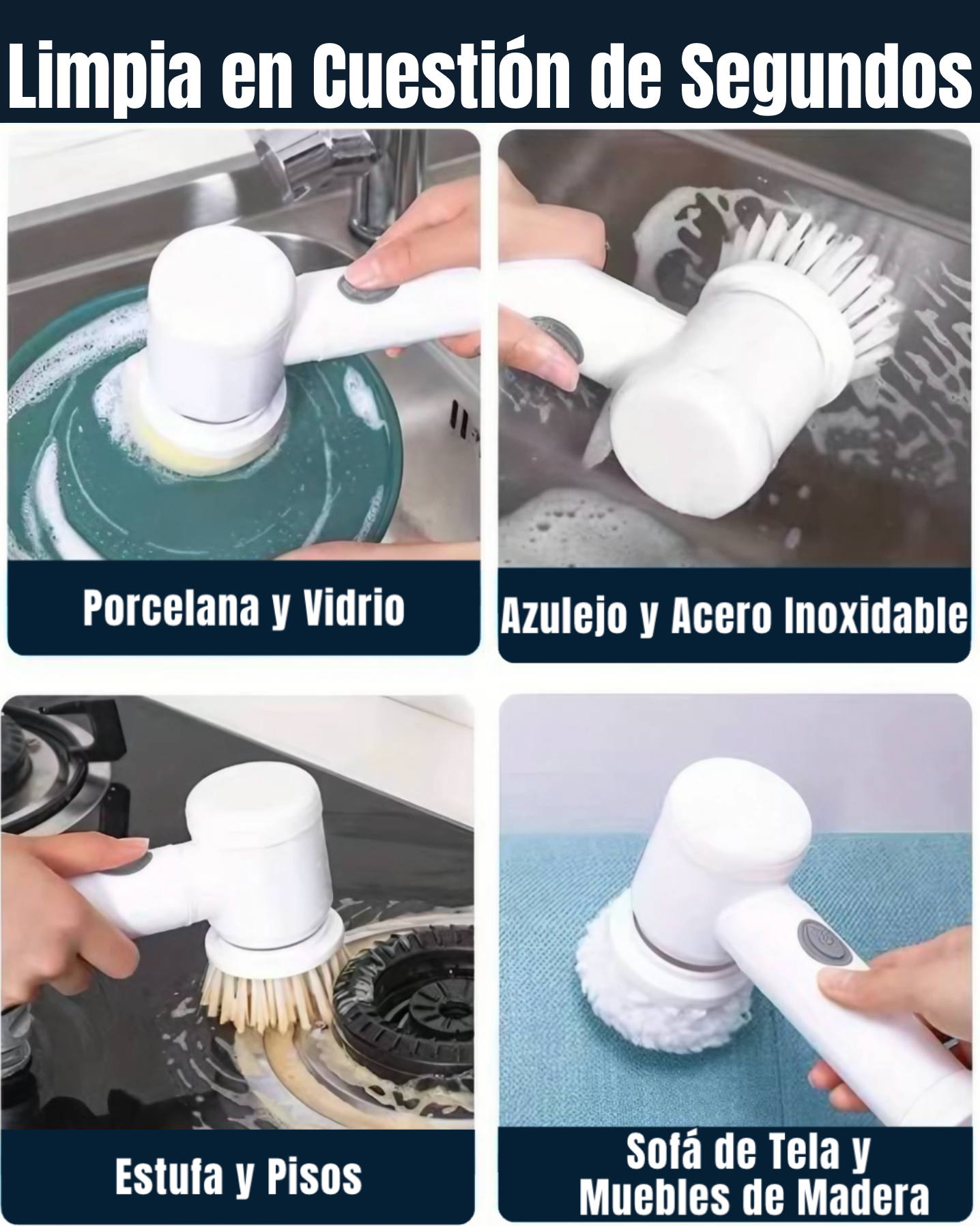 Ultra Clean® - Cepillo Giratorio Ultra Rápido