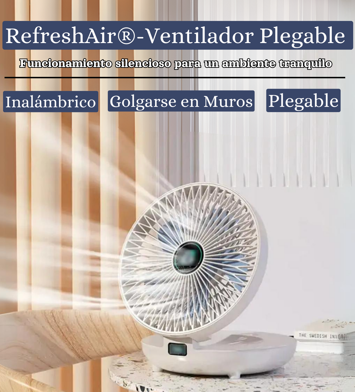 RefreshAir® - Mini Ventilador Plegable