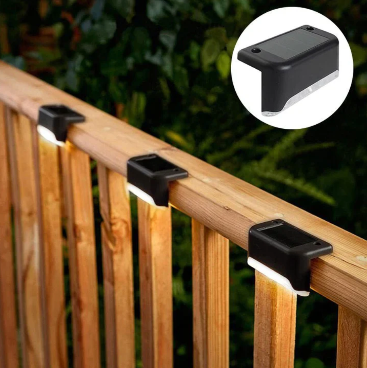 Solar Edge® - Lampara Solar de Borde x 4 Unidades