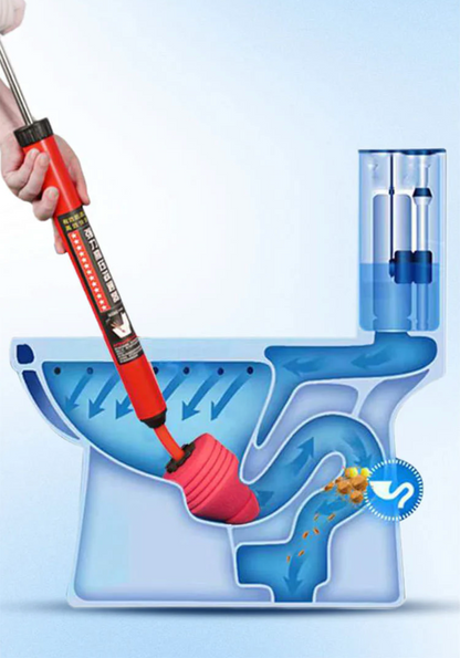 DrainJet® - Desatascador de Inodoro de Alta Presión