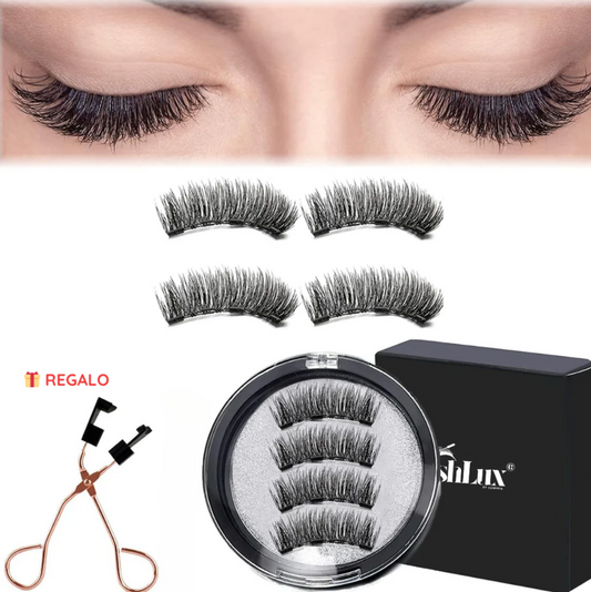 LashLux® - Kit De Pestañas Magnéticas con Aplicador