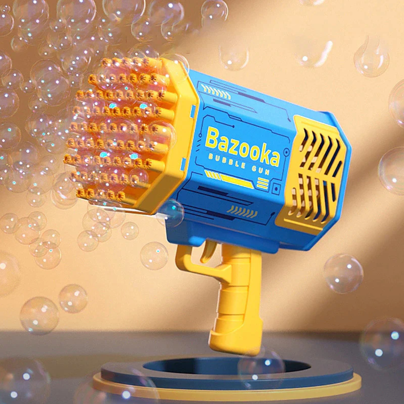 Bazooka® - Pistola Lanza Burbujas 69 hoyos