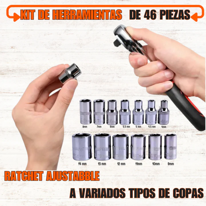 Kit de Herramientas de 46 Piezas