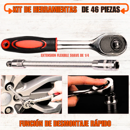 Kit de Herramientas de 46 Piezas