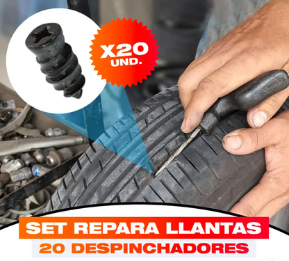 SET X20 TORNILLOS PARA DESPINCHAR LLANTAS