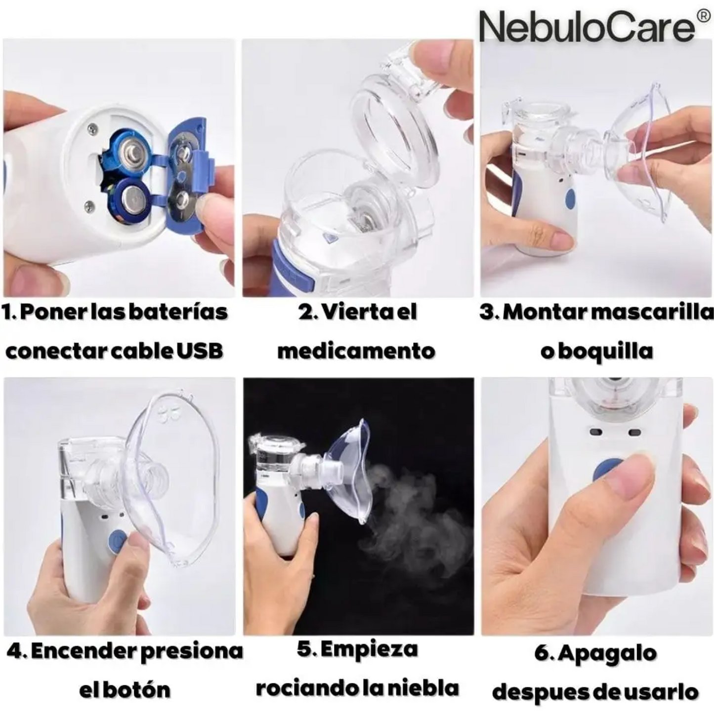 NebuloCare® - Nebulizador Portátil