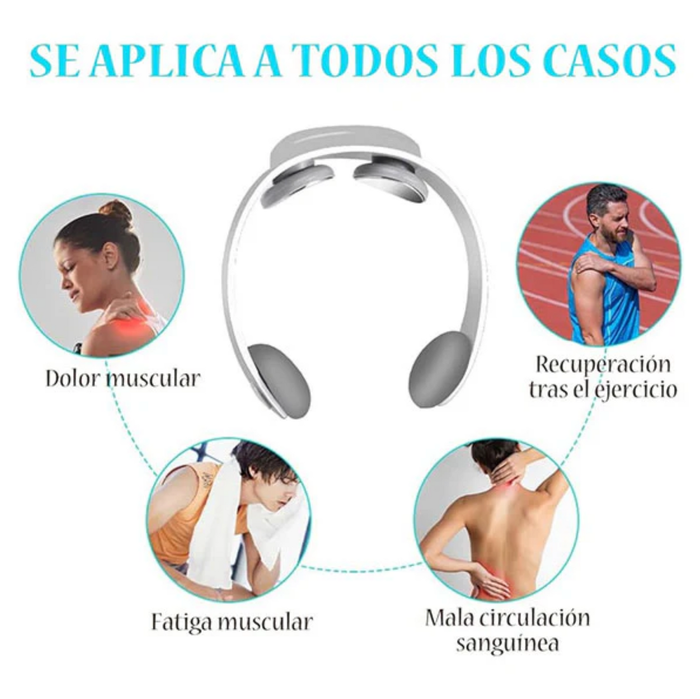 Masajeador Cervical Cuello Eléctrico Relax Pro