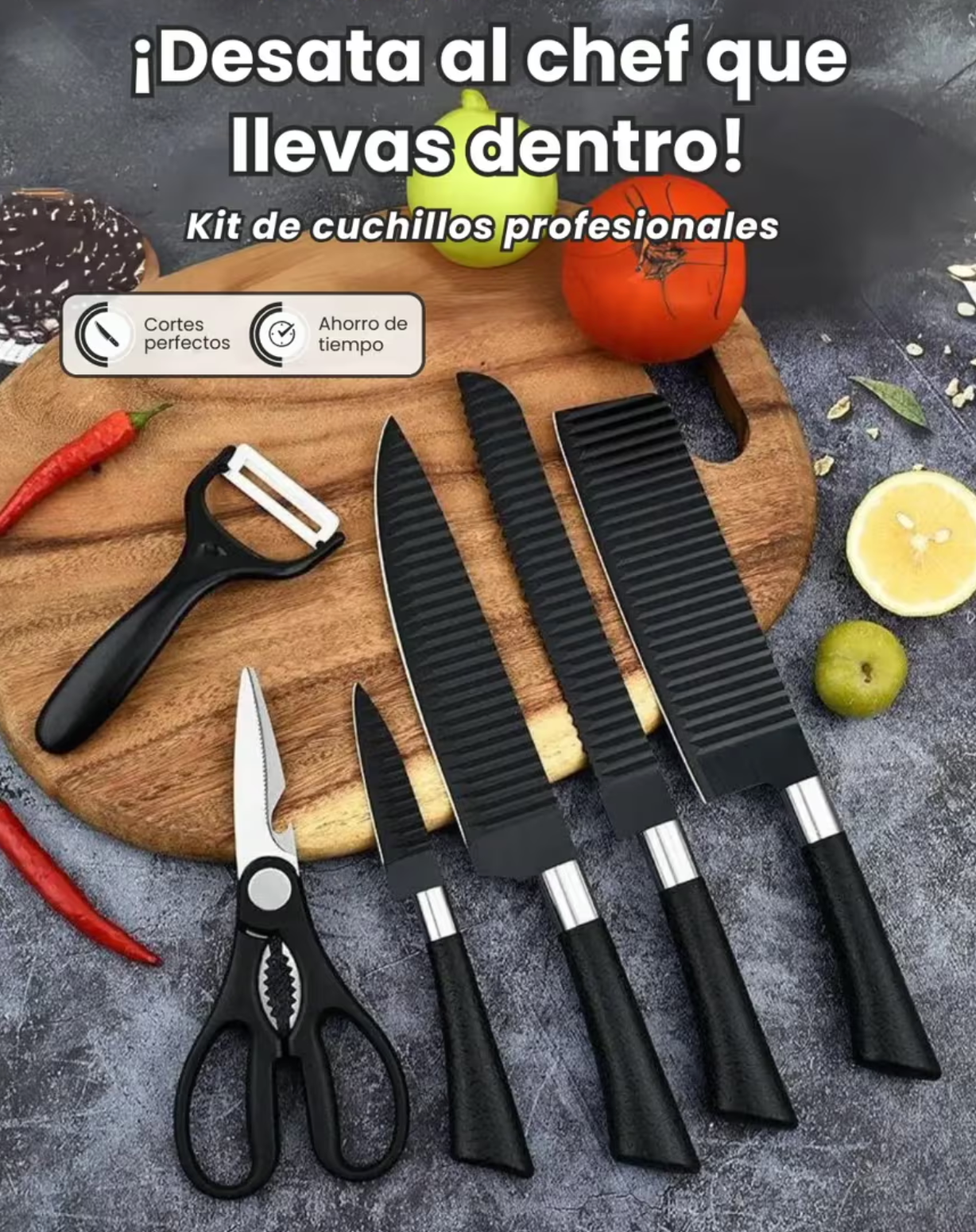 Set de Cuchillos Profesional