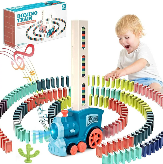 Tren Dominó Montessori – 60 Piezas