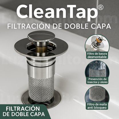 2x1 CleanTap® - Filtro Inteligente 2 en 1 para Lavabos