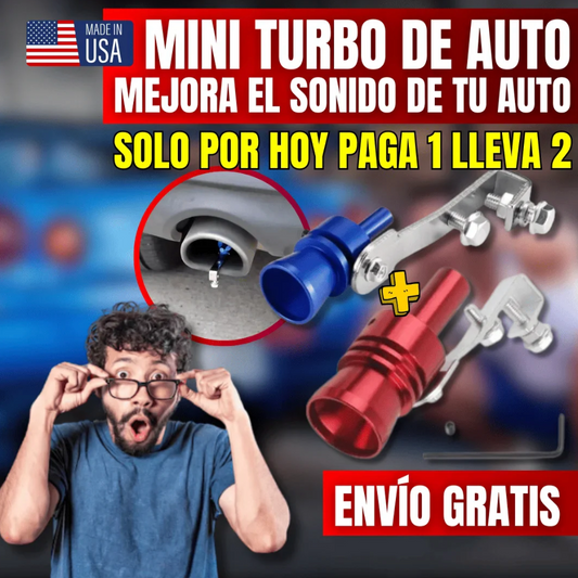 2x1 TurboSound® - SIMULADOR DE TURBO PARA AUTOS Y MOTOS