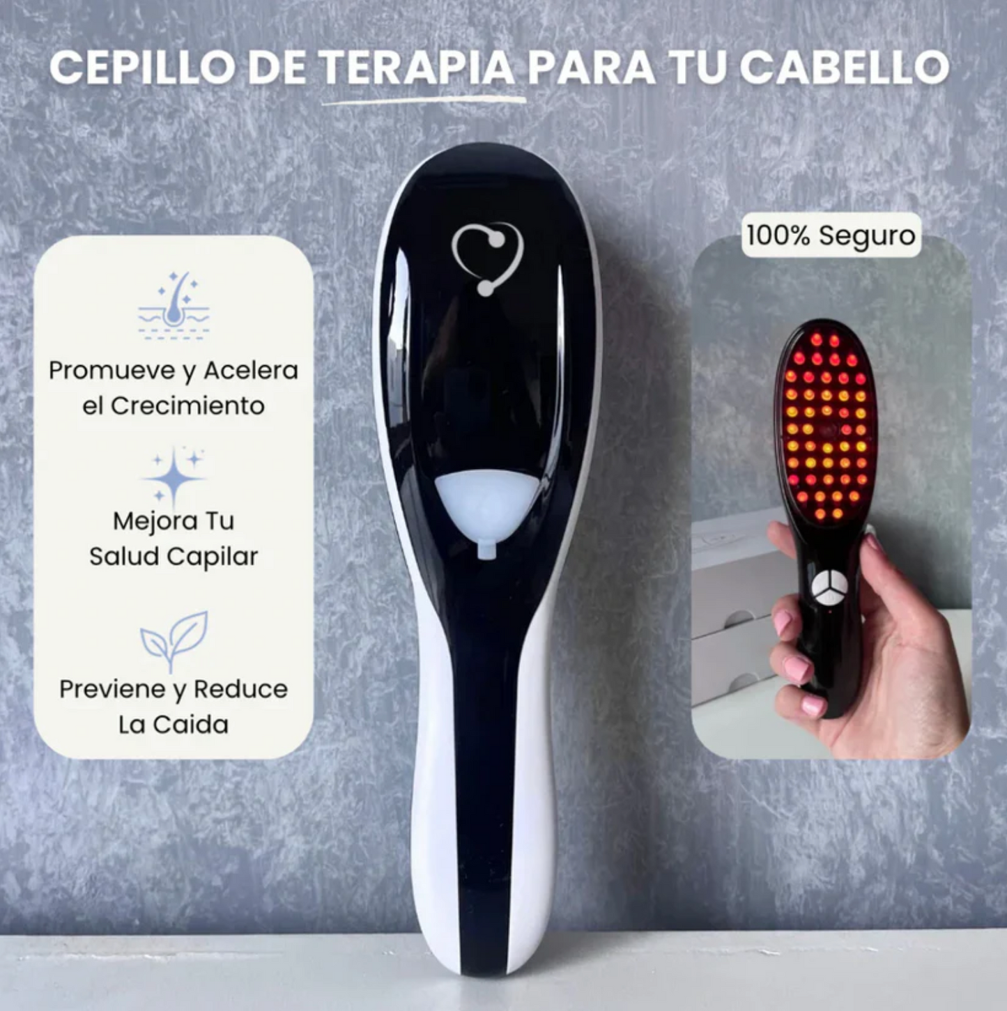 HairLux® - Cepillo de Masaje Vaporizador