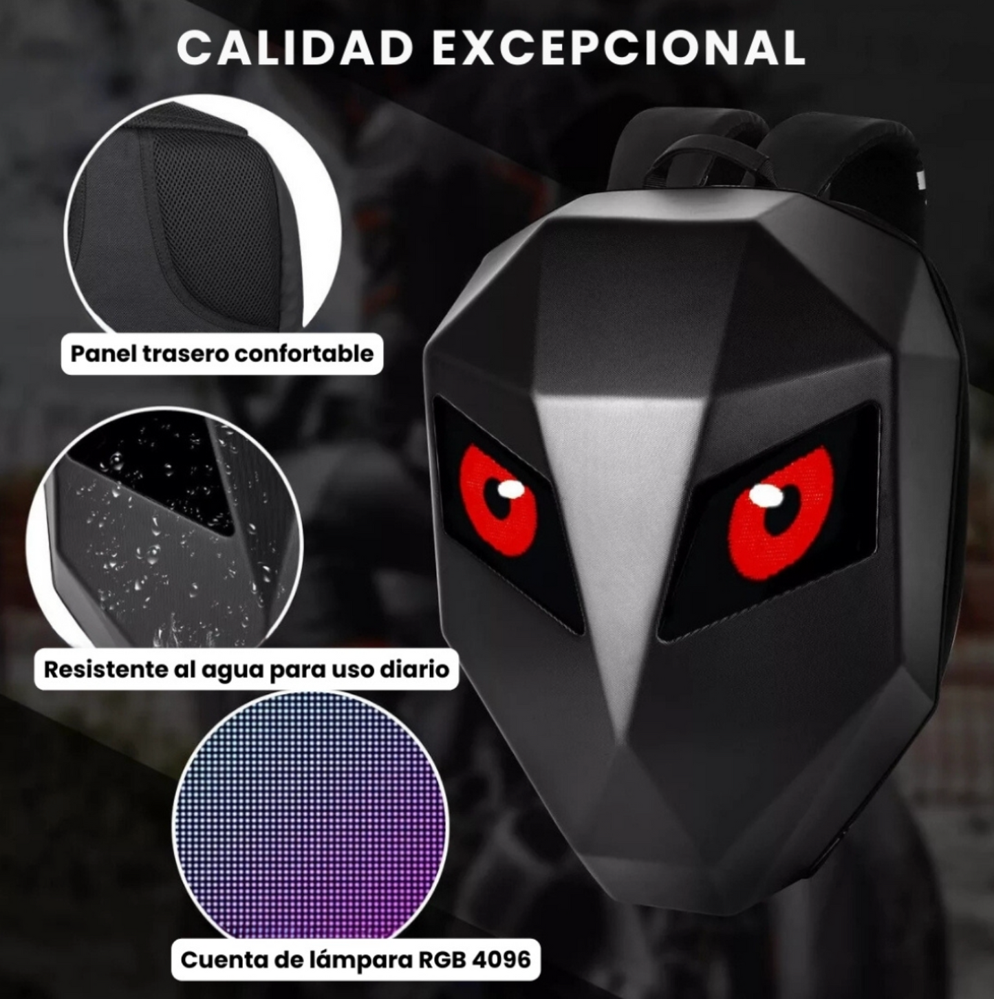 Crelander® - Mochila Led Turbo