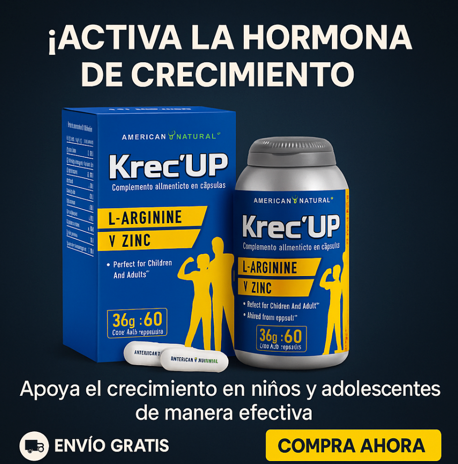 Krec´Up ® - Suplemento Alimenticio Niños y Adolescentes.