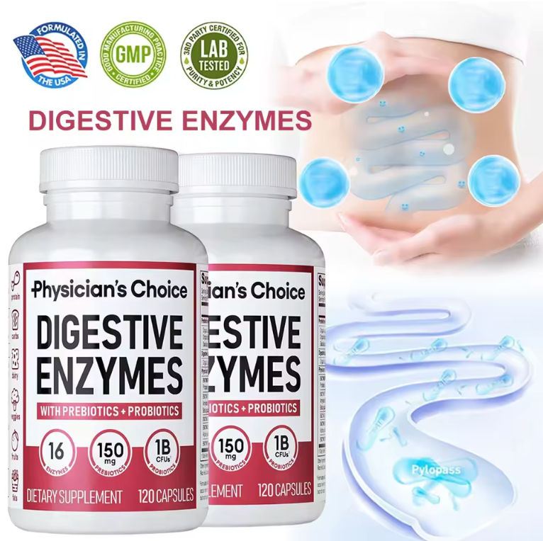 Physician'sChoice - Capsulas de Enzimas Digestivas