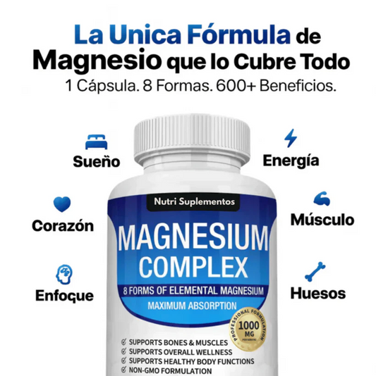 Magnesio Complex® l Complejo de magnesio 8 en 1
