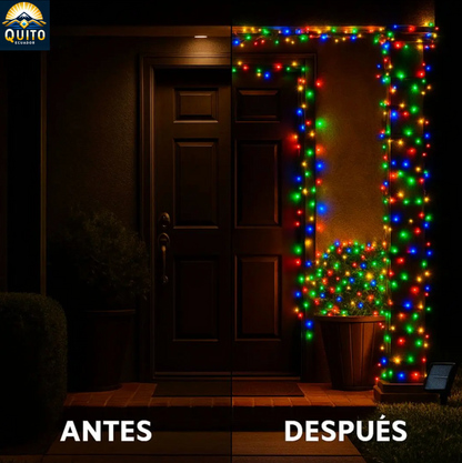 Luces LED Solares para Exterior 12 metros