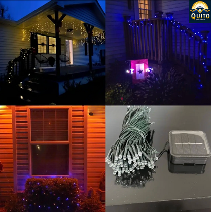 Luces LED Solares para Exterior 12 metros