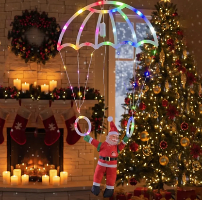 🎅🪂 ✨ SantaFly LED – El Papá Noel que Ilumina tu Navidad desde el Cielo 🎄