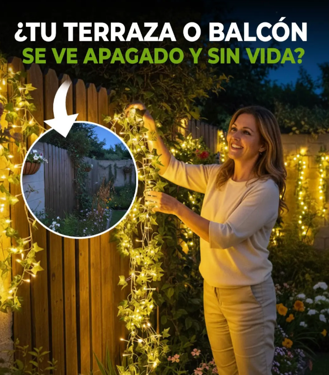 Cortina Enredadera Solar Led