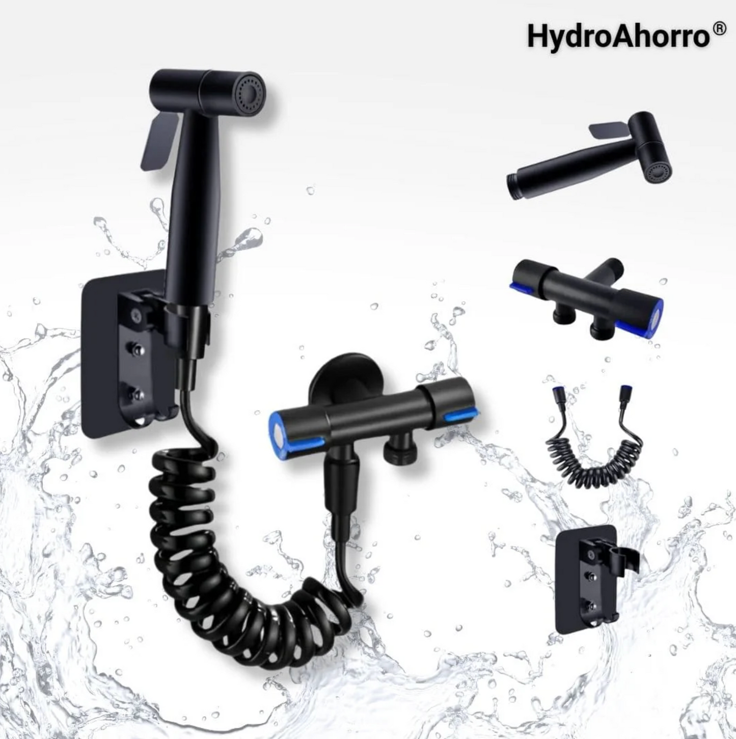 HydroAhorro® - Grifo de Mano 2 en 1 de Acero Inoxidable