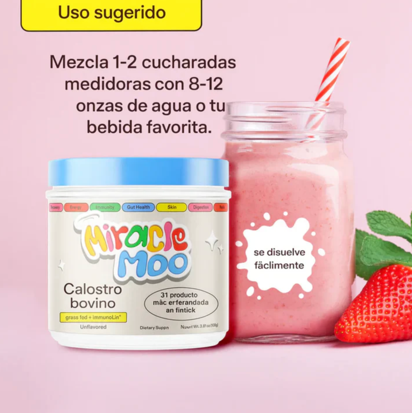 Miracle Moo® - Suplemento de Calostro Bovino