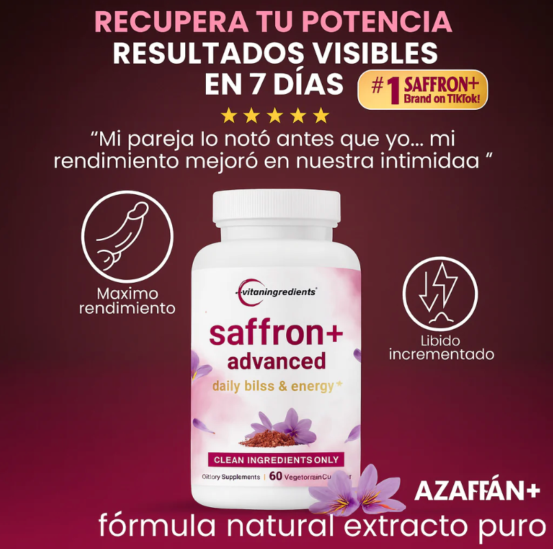 SAFFRON ADVANCED- CÁPSULAS