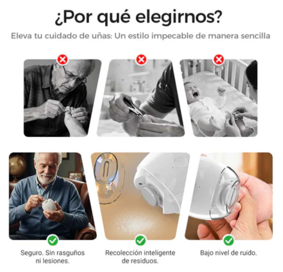 Corta uñas electrico