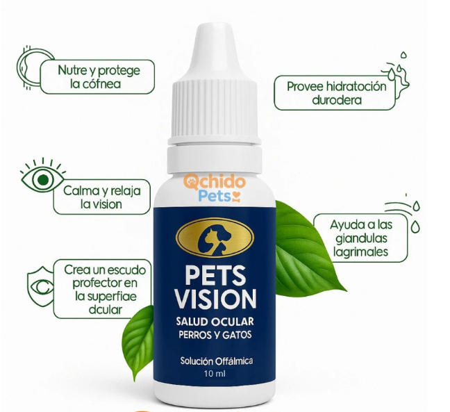 Pets Visión® - Gotas Oculares para Mascotas